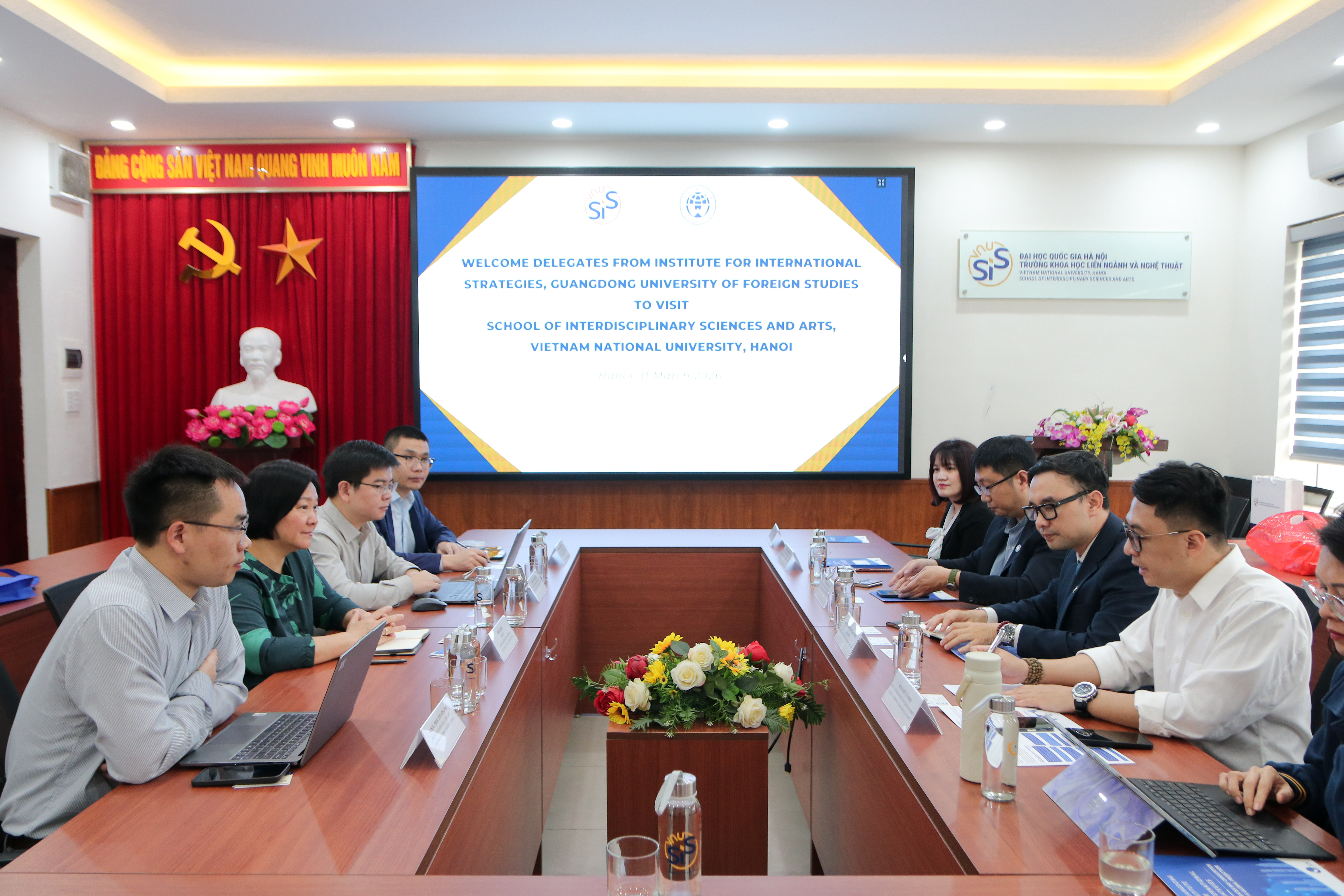 VNU-SIS và Viện Nghiên cứu Chiến lược quốc tế Quảng Đông, Đại học Ngoại ngữ Ngoại thương Quảng Đông: Mở rộng cơ hội hợp tác giáo dục và giao lưu văn hóa quốc tế